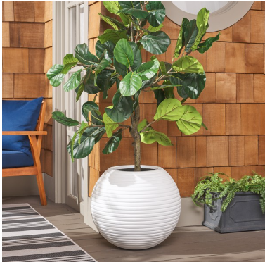 Mora Planter Pot — White — Planters