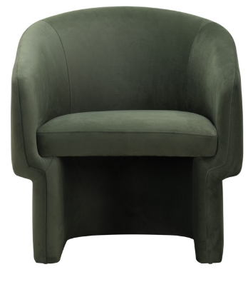 Susie Barrel Back Accent Chair — Olive Green — Accent Chairs