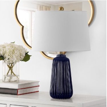 Sawyer Table Lamp — Navy Blue — Table Lamps