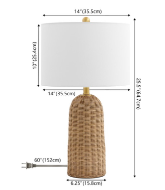 Anto Table Lamp — Natural — Table Lamps