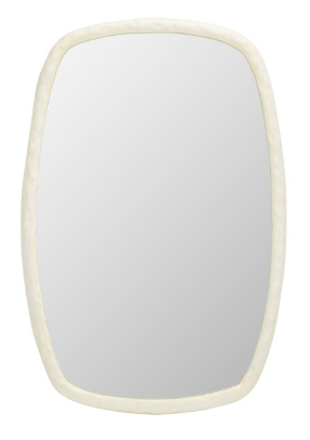 Raelee Aluminum/Mdf Mirror — Ivory — Mirrors