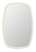 Raelee Aluminum/Mdf Mirror — Ivory — Mirrors