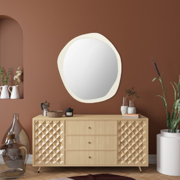 Rafla / Mdf Mirror — Ivory — Mirrors
