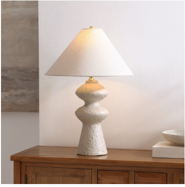 Keira 24.5 Inch Table Lamp — White — Table Lamps
