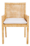 Tojo Accent Chair W/ Cushion — Natural — Accent Chairs