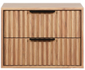 Lylia 2 Drawer Floating Nightstand — Oak — Nightstands
