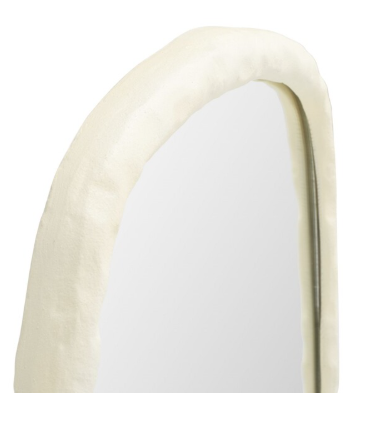 Raelee Aluminum/Mdf Mirror — Ivory — Mirrors