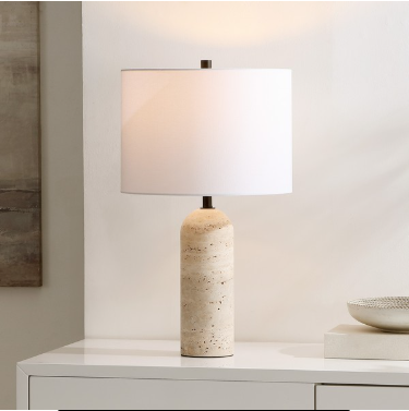 Jolene Table Lamp — Ivory — Table Lamps