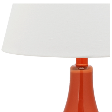 Amy Gourd Lamp — Blood Orange (Set of 2) — Table Lamps