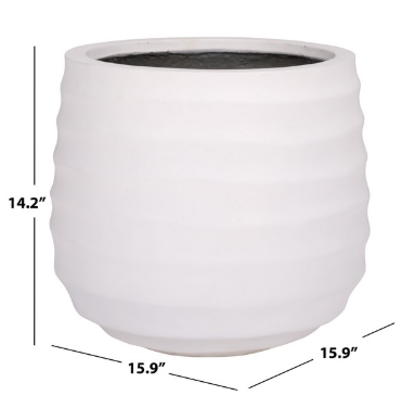 Marta Planter Pot — White — Planters