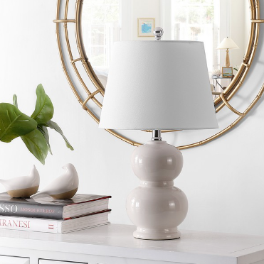 Everlee Table Lamp — Ivory — Table Lamps