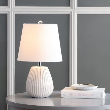 Kole Table Lamp — White (Set of 2) — Table Lamps