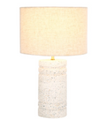 Azalea Table Lamp — White Terrazzo — Table Lamps
