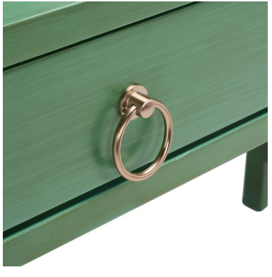 Esther 2 Drawer Desk — Turquoise — Desks