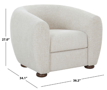 Freddy Accent Chair — Taupe — Accent Chairs