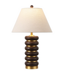 Arani Resin / Metal Table Lamp — Dark Brown — Table Lamps