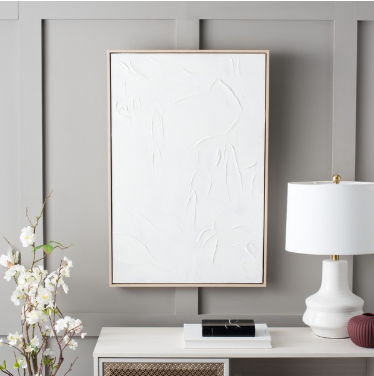 The Minimalist Framed Wall Art — White — Wall Art