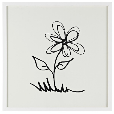 Signed: Springtime framed Wall Art — Black — Wall Art