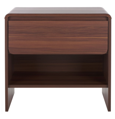 Arsenio 1 Drawer Nightstand — Walnut — Nightstands