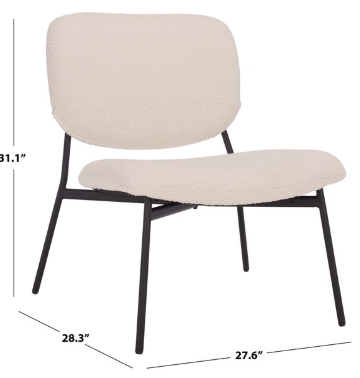 Allcal Accent Chair — Cream — Accent Chairs