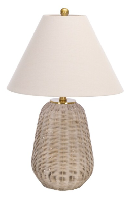 Isaura Table Lamp — Light Grey — Table Lamps