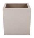 Marcy Low Wide Planter — Beige — Planters