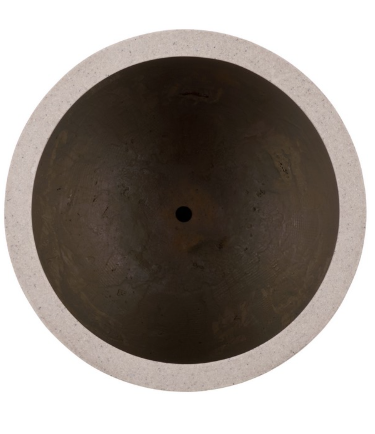 Ethan Low Wide Planter Pot — Beige — Planters