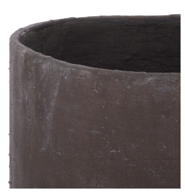 Cana Large Square Planter Pot — Brown — Planters