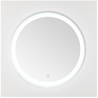 Caspar LED Mirror — Silver — Mirrors