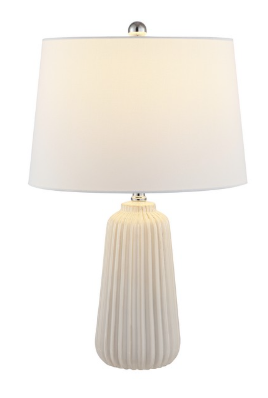 Sawyer Table Lamp — Ivory — Table Lamps