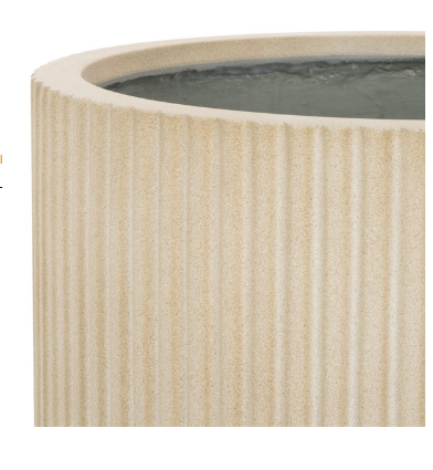 Lucca Planter Pot Set2 — Beige (Set of 2) — Planters