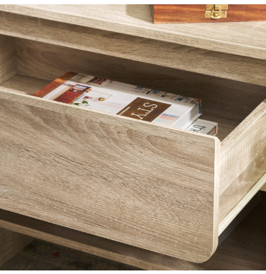 Arsenio 1 Drawer Nightstand — Light Cream — Nightstands