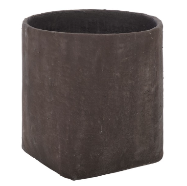 Cana Square Planter Pot — Brown — Planters