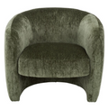 Everly Barrel Back Accent Chair — Olive Green — Accent Chairs