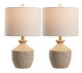 Delacey Table Lamp — Light Brown (Set of 2) — Table Lamps