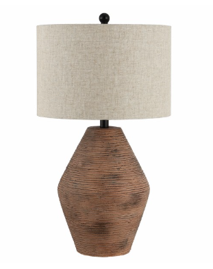 Detris Table Lamp — Brown — Table Lamps