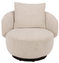Hannalisa Swivel Chair — Taupe — Accent Chairs