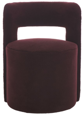 Jojo Accent Chair — Bordeaux — Accent Chairs