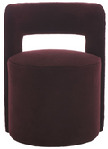 Jojo Accent Chair — Bordeaux — Accent Chairs