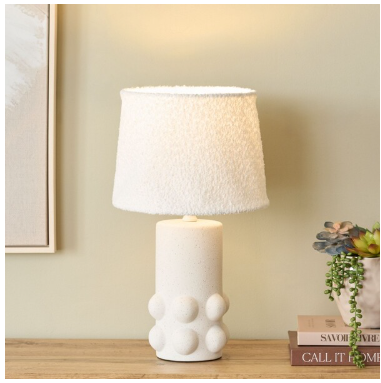 Joss Table Lamp — White — Table Lamps